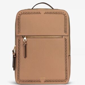 CALPAK 15in Kaya Faux Leather Laptop Backpack